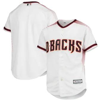 youth majestic white arizona diamondbacks home official tea